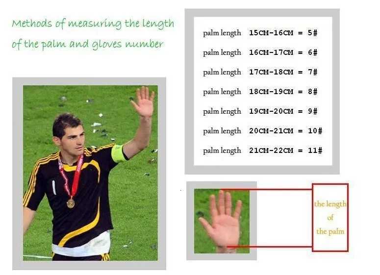 Inseam Clipping Mens Latex Goalie Soccer Gloves Adult Professional Football Protection Anti-slip Goalkeeper Guard Sports GlovesW251112