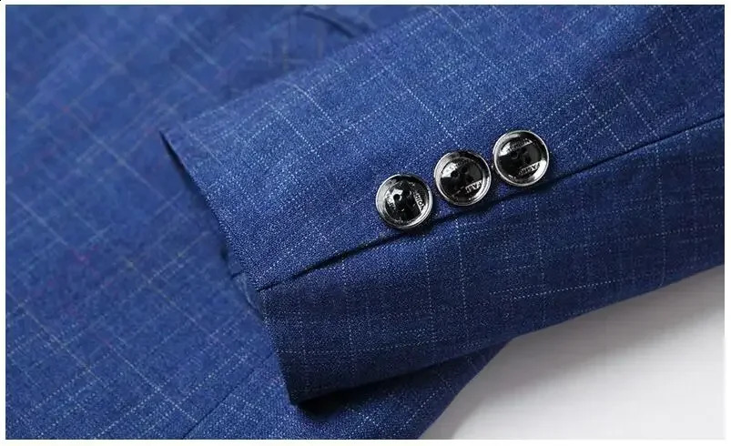 Mens Korean Trench Coats Mens Plain Blazer Jacket Set Business Casual Slimming Blazer Coats Mens Clothing 250411