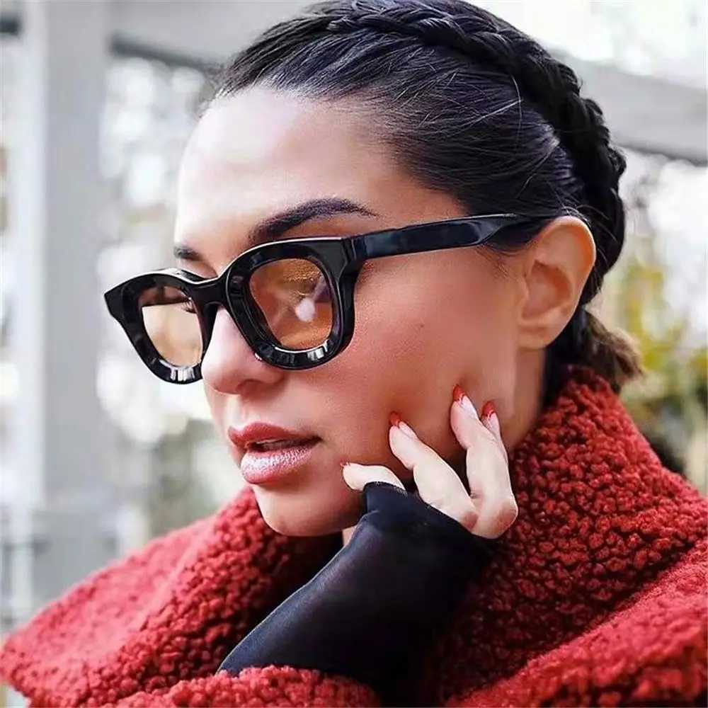Trending Punk Square Frame Small Shades Women Sunglasses Men Sun Glasses Polarized SunglassesC250412