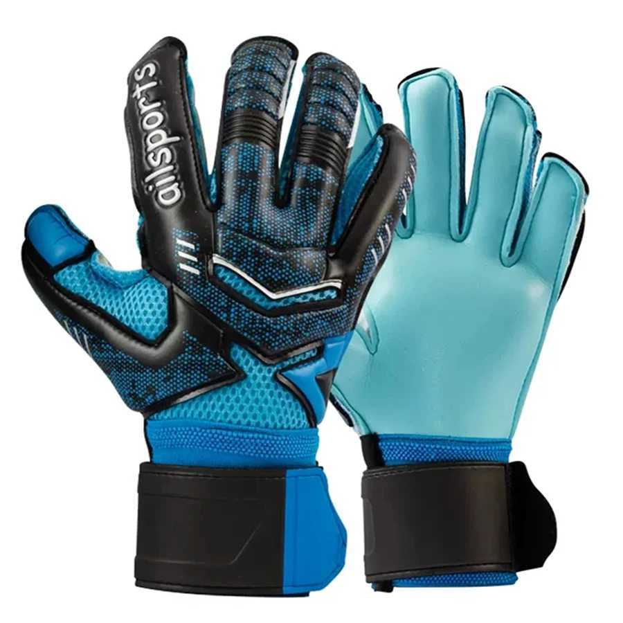 Mens Childrens Goalkeeper Gloves 4mm Thick Latex Sports Football Goalkeeper Gloves 5-Finger Storage Protection Detachable ProtectionXJ250412