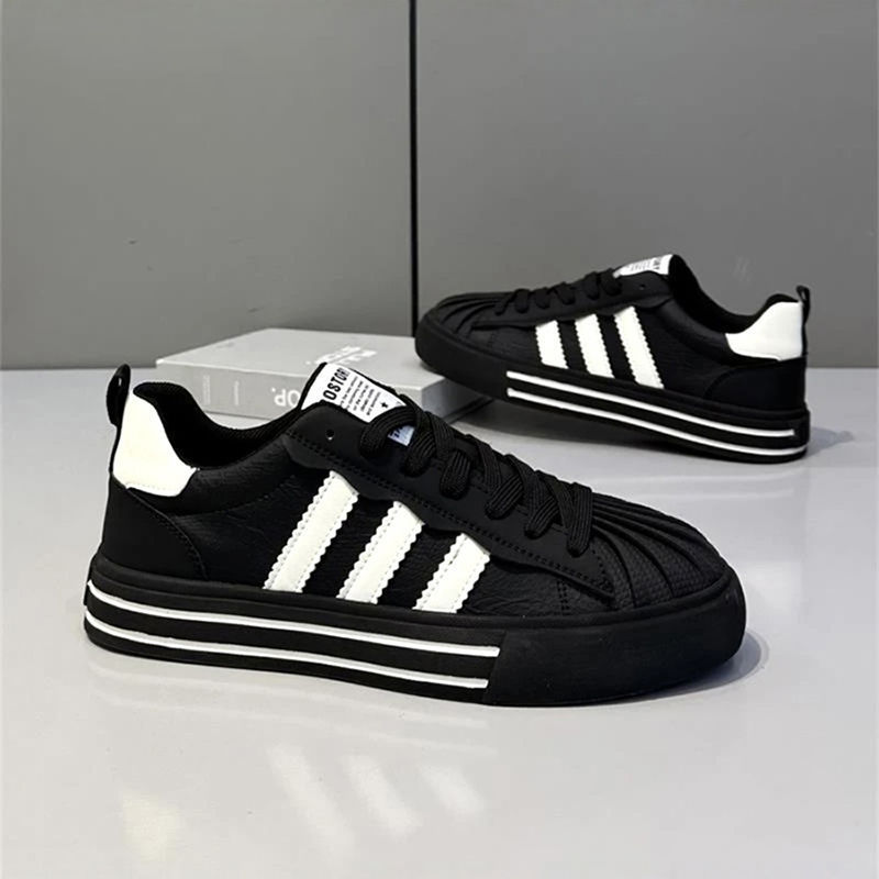 designer shoes new Men's shoes autumn and winter trendy sports shoes fashionable and versatile soft sole height increasing casual skateboard shoe