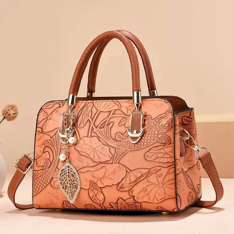 High Quality Leather Handbags Crossbody Shoulder Bags Women Famous Designer Large Capacity Tote Shopping Bag Bolsos Para Mujer
