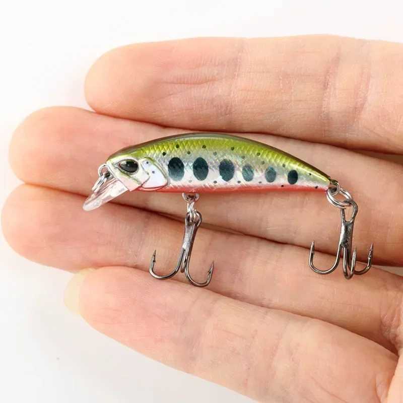 38mm 3.2g Japan Sinking Fishing Lure Trout Mini Minnow Lures Fishing Wobblers River Crankbait Artificial Fish Bait Pesca Tackle Z250411