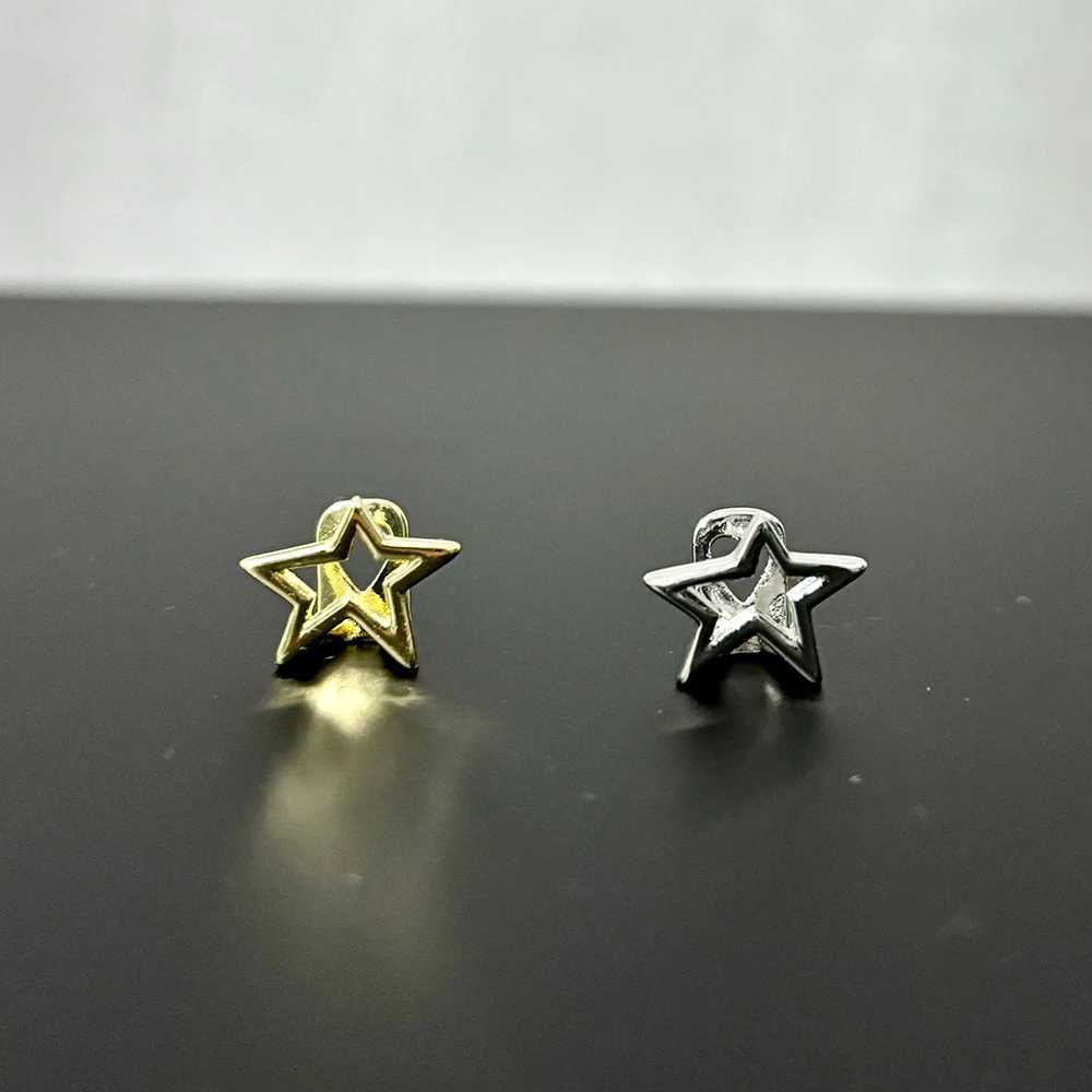 Rachelz Hip Hop Hollow Irregular Star Tooth Cap Suitable for Women Y2K Cyberpunk Pentagonal Smooth Teeth Grillz Bracket Jewelry W250412