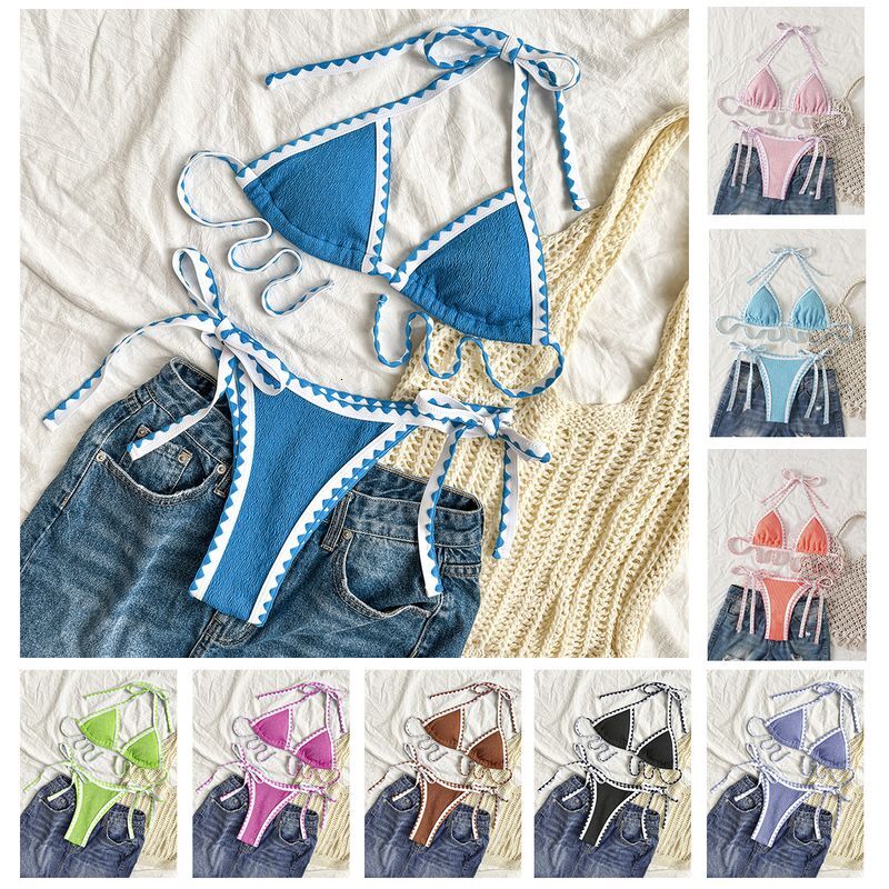 Women's Clothing Bikini Two Piece Set With Fashionable And Sexy Swimwear