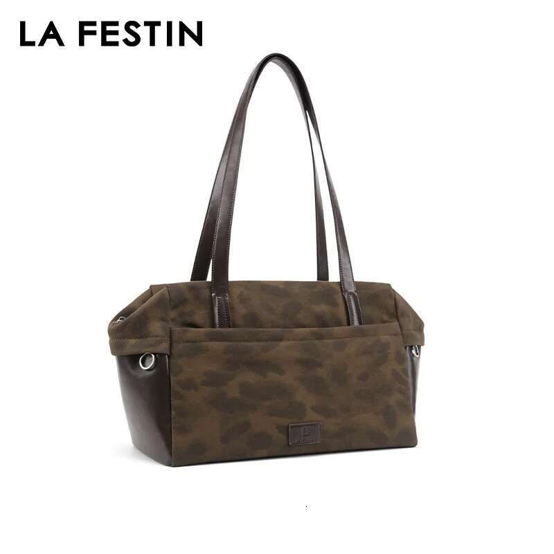 LA FESTIN Original 2025 New Tote Bags Fashion Shoulder Brand Women High-Capacity Leather Bag