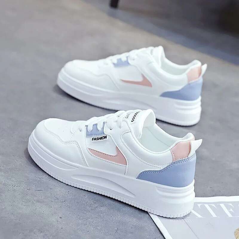 2025 Summer New Women's Thick Bottom High Top Designer Fashion Sports Shoes Casual Vulcanized Sports White Women's Shoes Flat Shoes