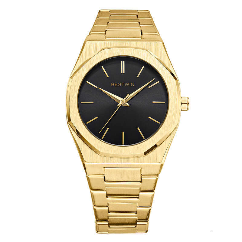 Men's Brand Waterproof Quartz New Wholesale Export Hot-Selling Watch Butterfly Double Push Button