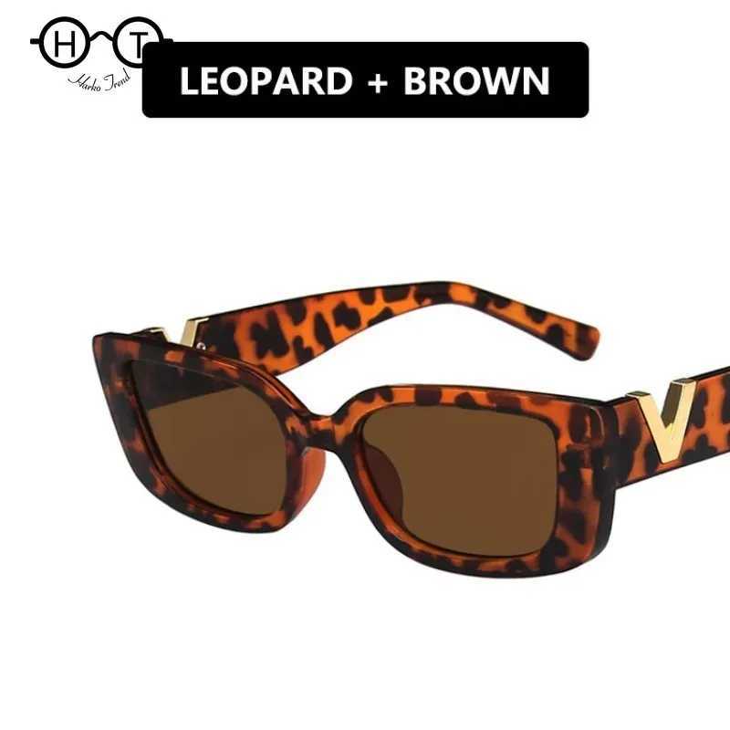 Retro Rectangle Sunglasses Women Brand Designer Vintage Small Frame Sun Glasses Ladies Classic Black Square Oculos De Sol Z250412