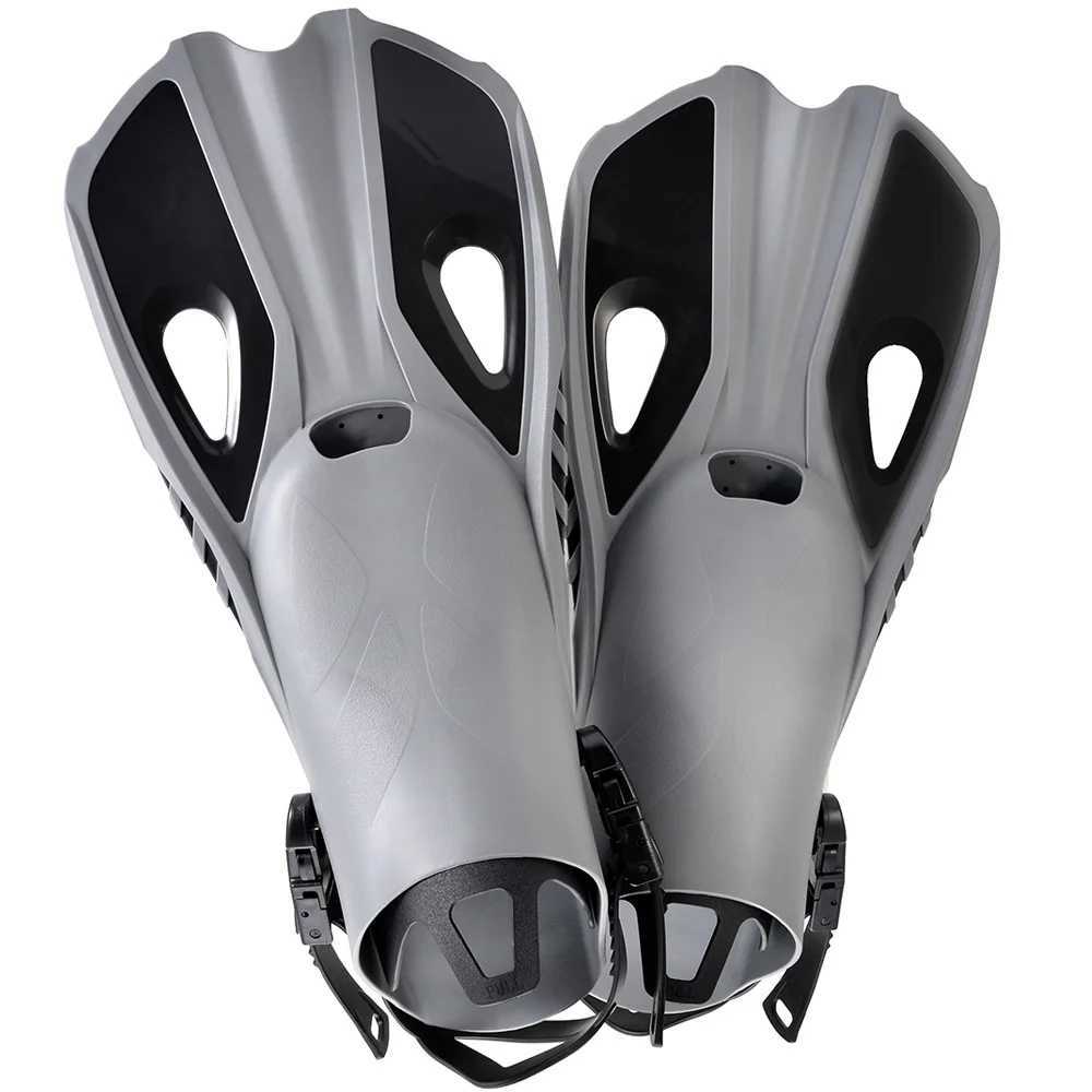 Professional scuba diving fins adult adjustable swimming shoes silicone long diving shoes single fin diving shoesY250412
