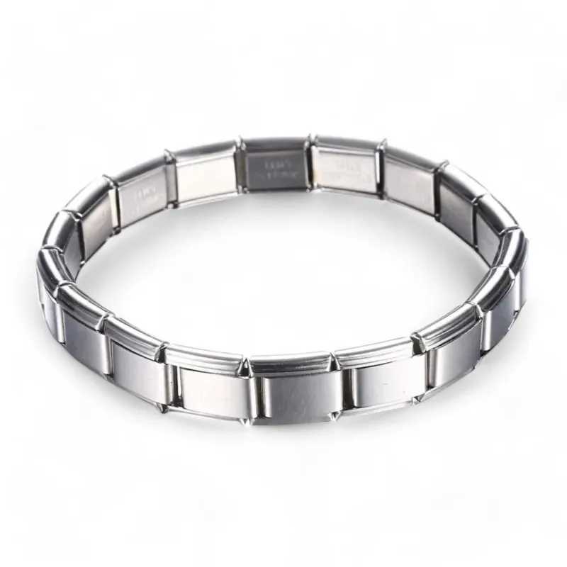 2025 New Y2k Fashion Stainless Steel Bracelet for Men Women 9mm Width Gold Color Black Bangle Girls Jewelry Wedding GiftC250411