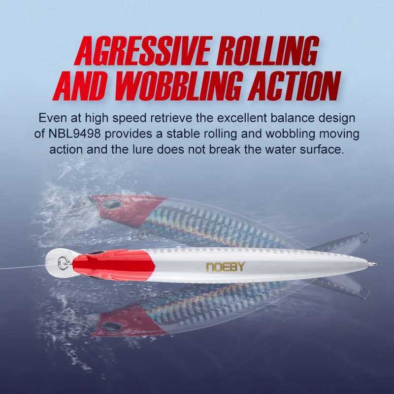 NOEBY Floating Minnow Fishing Lure 130mm 23g Long Casting Wobblers Artificial Hard Bait for Sea Bass Saltwater Fishing Tackle Z250411