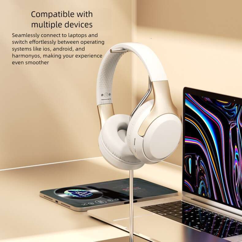 Famous Brand New Over Ear Headphones With Microphone HIFI Sound Long Battery Life Wireless Bluetooth Earphones