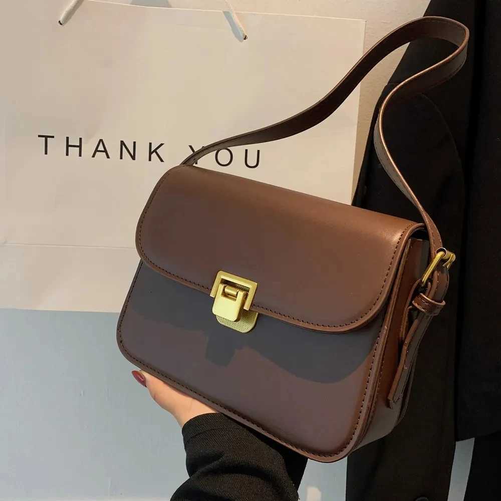 Luxury Designer New Womens PU Leather Shoulder Bag Trend Brand Small Square Bags Handbag Fashion Messenger Bags Underarm BagT2511112