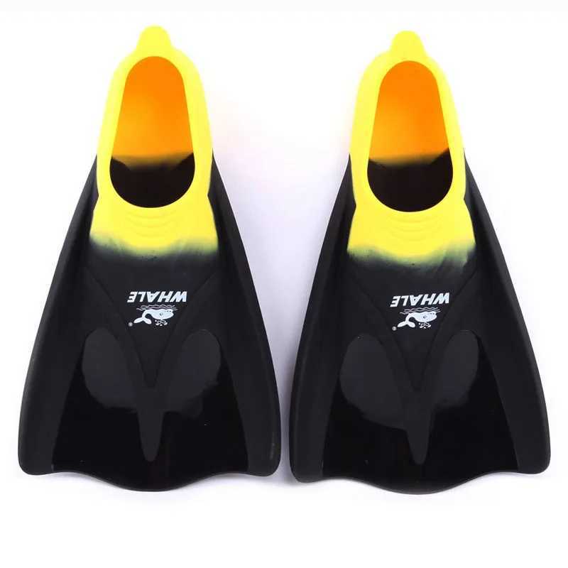 Professional inflatable foot diving fins adjustable for adults and children comfortable fin flip swimming equipment silicone bootsY250412