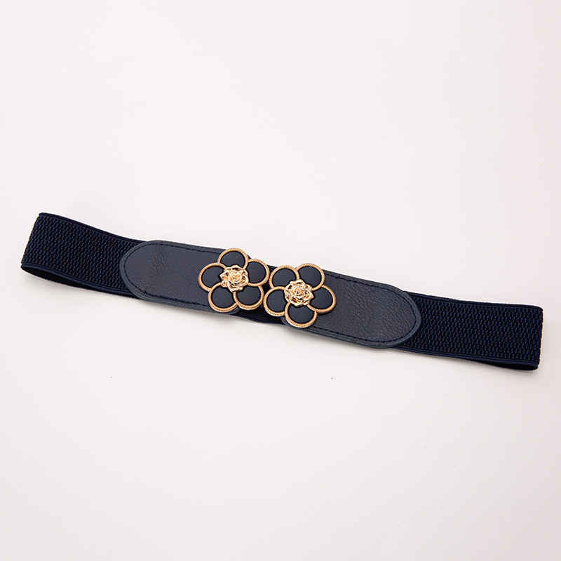 Korean version versatile with loose tight waistband for women's elastic and wide waist closure
