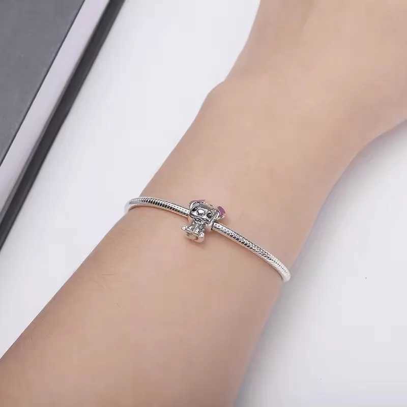 2025 New Charms Miniso Stitch Plata De Ley 925 Silver Jewelry Pendant Beads Original Women Bracelet DIY Jewelry Hot Gift W251112