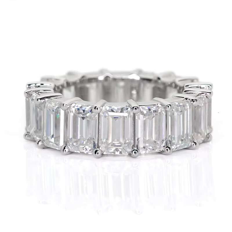 Wholesale 14k /18k Gold White Gold Lab Grow/real Moissanite Diamond Ring Wedding Rings Can Customize