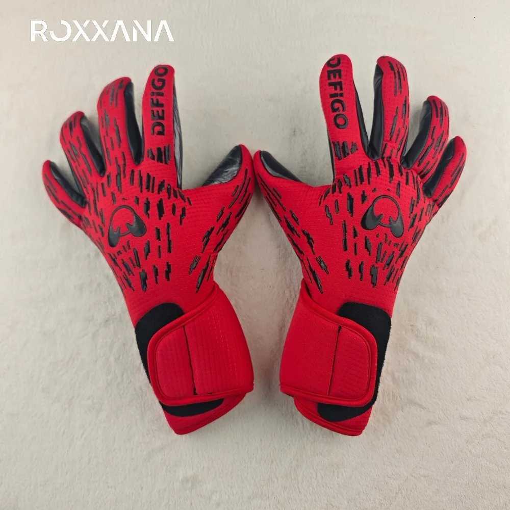 ROXXANA Durable Latex Grip Anti-Slip Protective Professional Goalkeeper Gloves High-Performance Soccer Game Adult Training MatcW251112