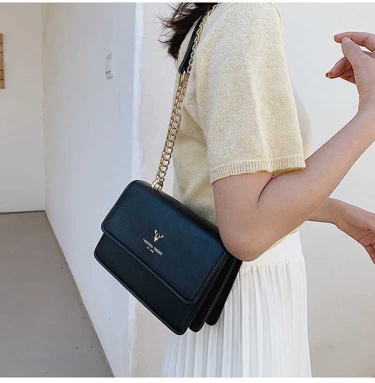 Bags for Women Designer Luxury Bag Korean Dear Head Simple Messenger Bag Chain Fashion Shoulder Bag New Lady Small Crossbody BagT2511112