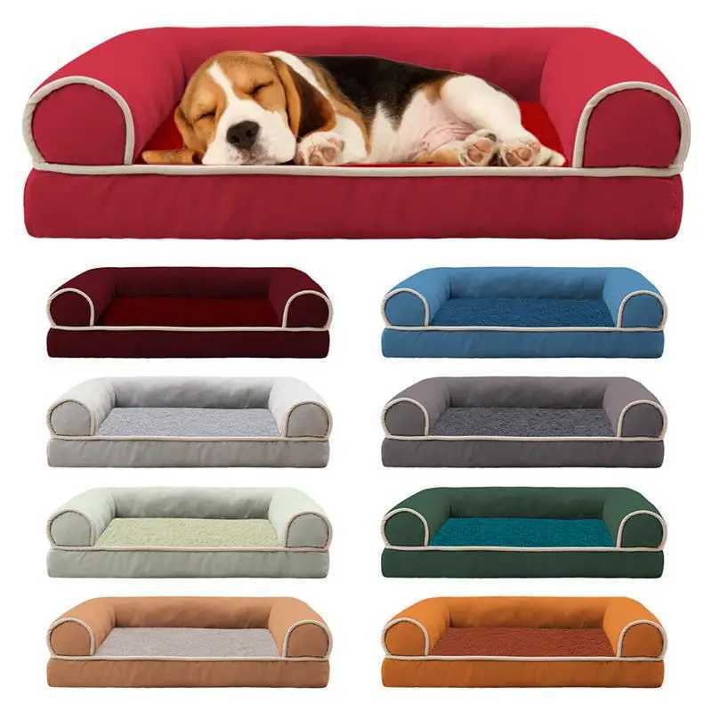 Pet dog sofa soft sponge pad dog house square dog house deep sleep breathable blanket thick pet pad nap accessories X250412