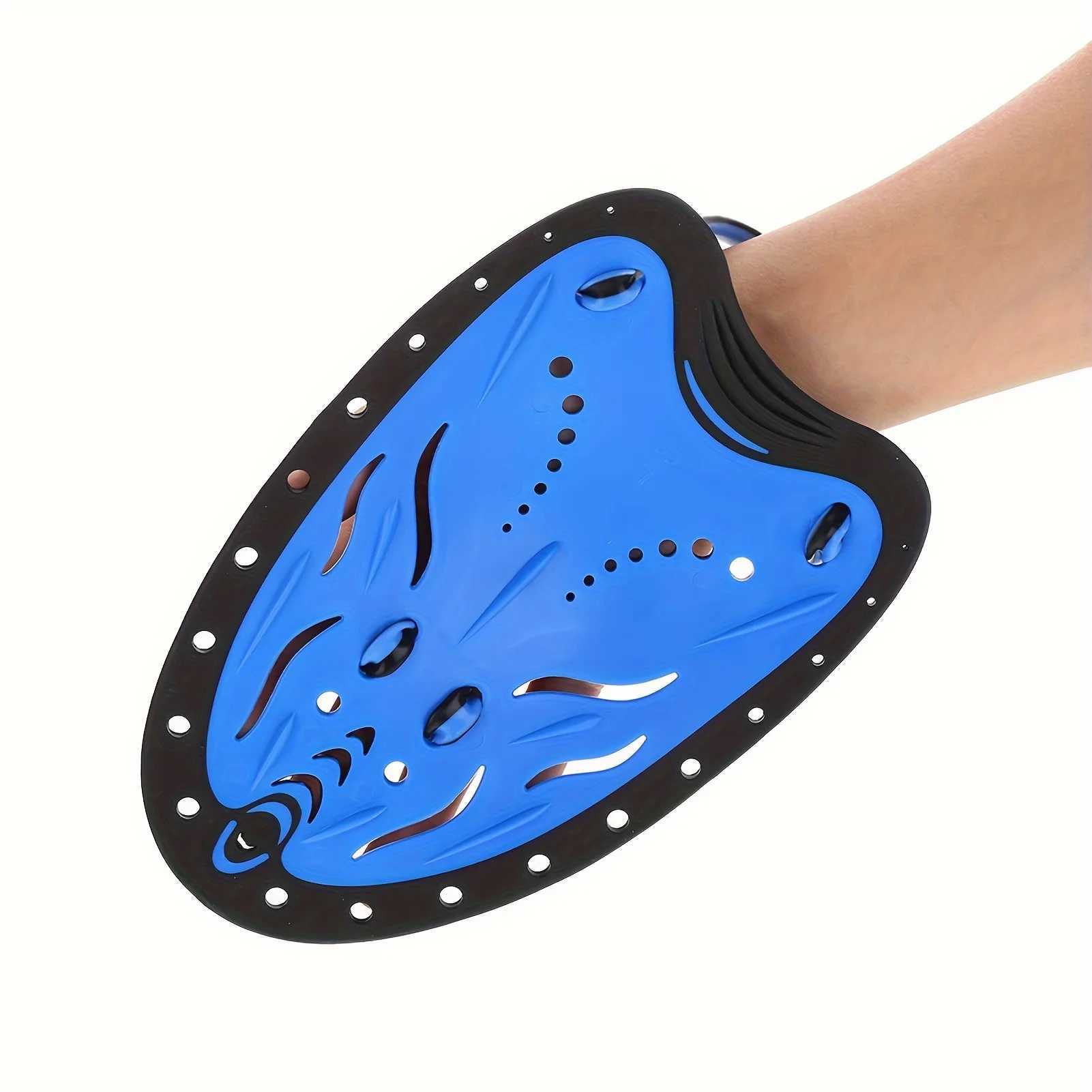 1 pair of swimming paddles professional swimming net golf used for water sports trainingY250412