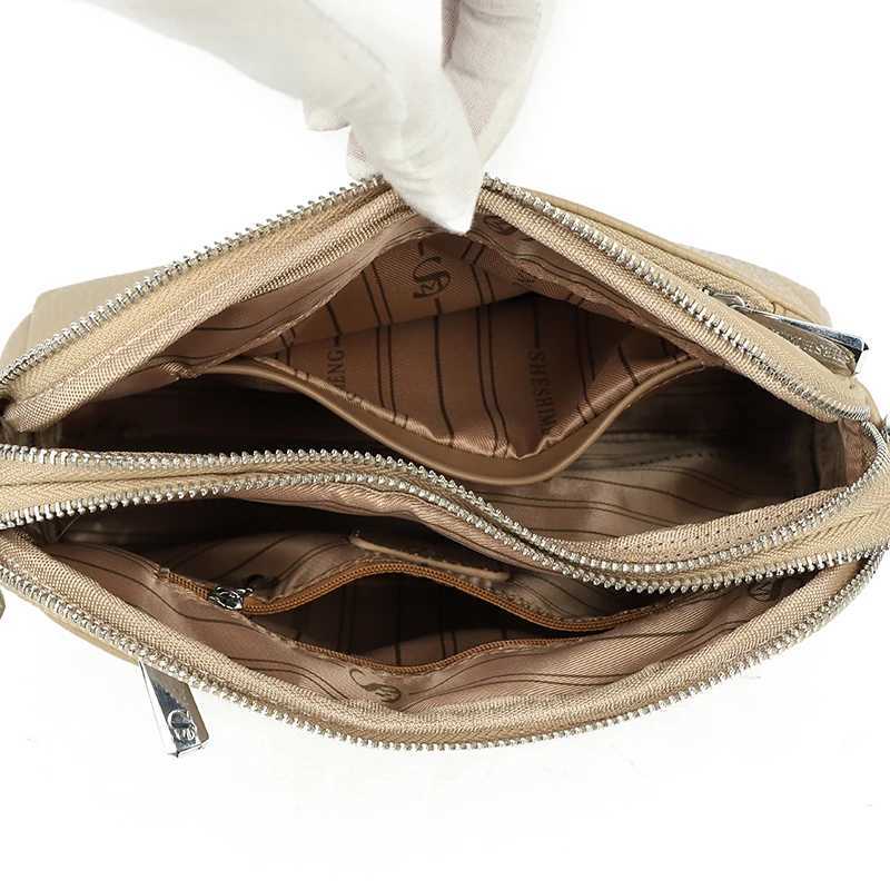 New Korean-Style Letter-Pattern Leather Multi-Purpose Crossbody Bag Stylish And Casual Suitable For Single-Shoulder CommutingT2511112