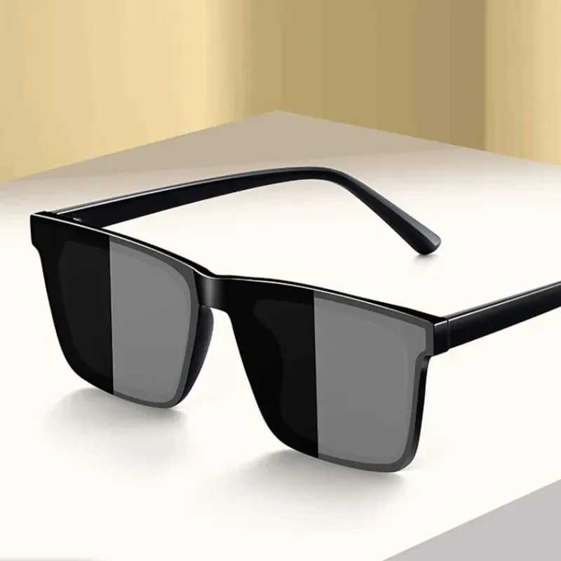 2024 New Fashion Sunglasses Mens Driving Anti-UV Sun Glasses Ladies Oversized Square Frame Shades UV400 Gafas De Sol y2k Z250411