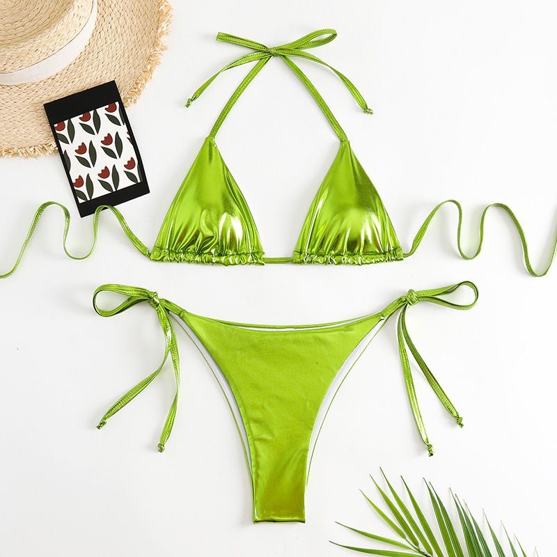 Women's Clothing Split Print Bikini