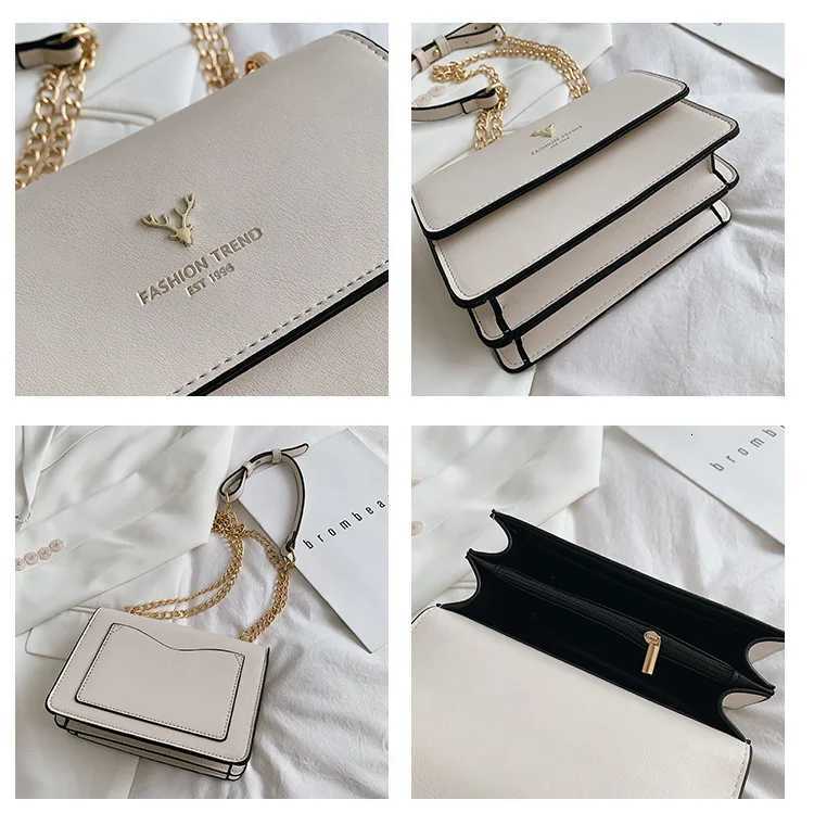 Bags for Women Designer Luxury Bag Korean Dear Head Simple Messenger Bag Chain Fashion Shoulder Bag New Lady Small Crossbody BagT2511112