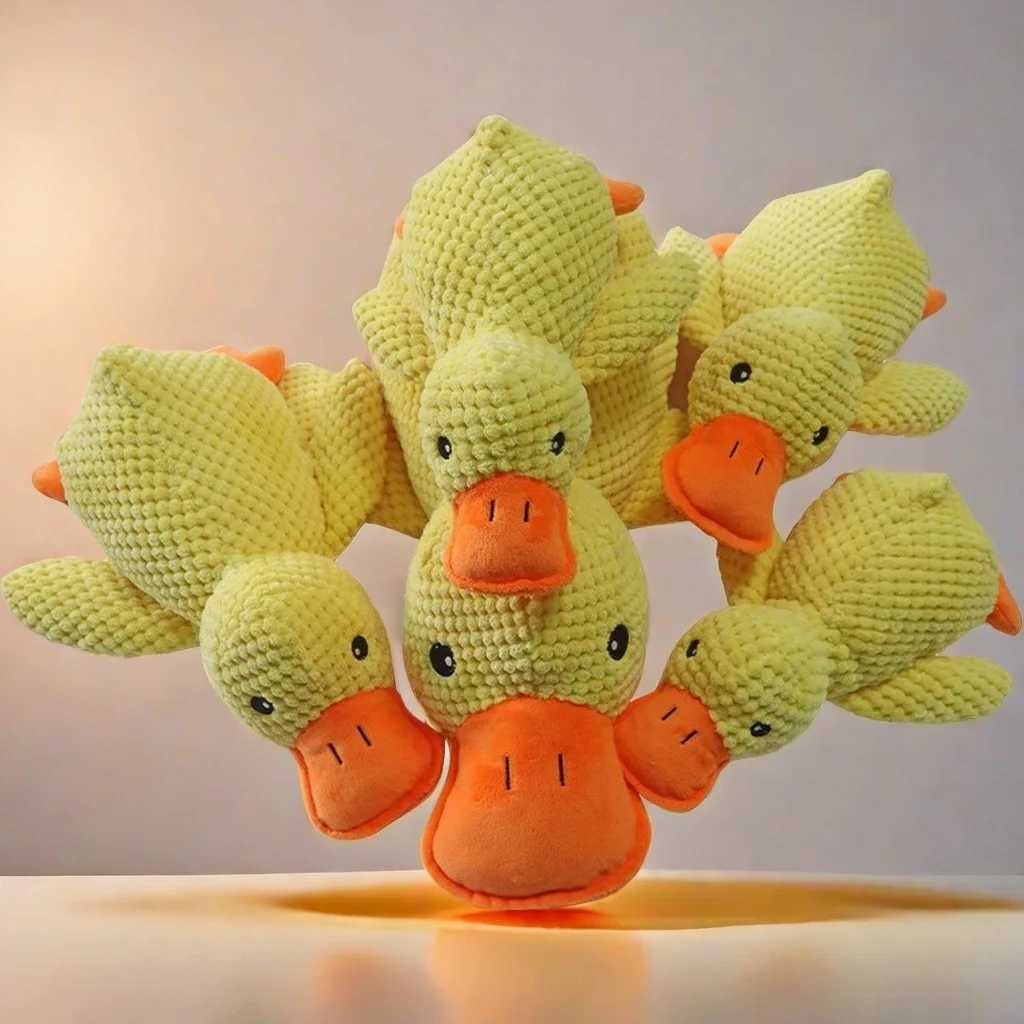 High Quality Pet Chewing Toy Interactive Cartoon Animal Plush Alligator Shaped Dog Sound Toy Dwarf Teeth Grinding Training Supplies T2504012