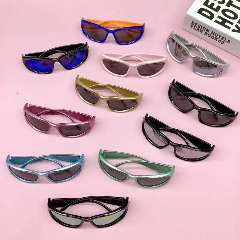 New Childrens Small Frame Oval Sunglasses Girls Outdoor Sports Sun Glasses Outdoor Cycling for Boys Eyewear UV400 Gafas De SolC250411
