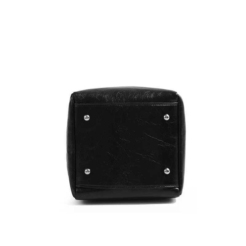 Womens New Fashion Fi Multi purpose Leisure Small Square Bucket Bag Womens Shoulder Bag HandbagXJ250412
