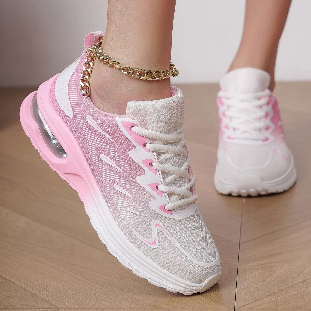 2025 Summer New Women's Walking Air Cushion Mesh Breathable Tennis Designer Fashion Sports Shoes