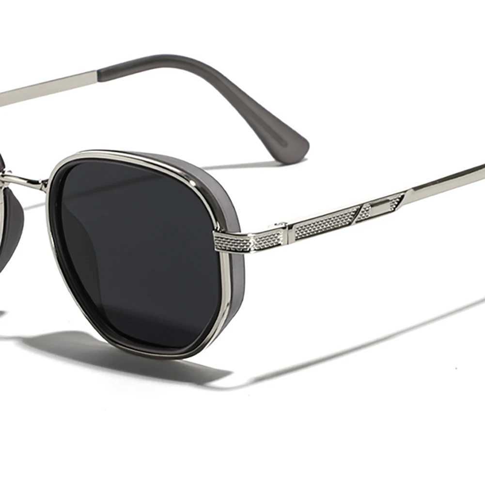 Peekaboo male polarized sunglasses for women TR90 unisex square sun glasses for men half metal TAC summer accessories 2024 Z250411
