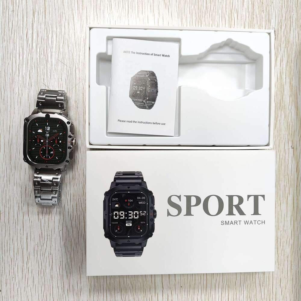 For Ultra HD 1.95" Full Touch Smart Watch for Men & Women - Wireless Call, 100+ Sports Modes, Sleep Tracker, GPS, Compatible with iPhone and Andr