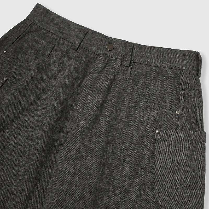 Men's Leopard Camo Cargo Pants High-Street Vintage Casual Trousers