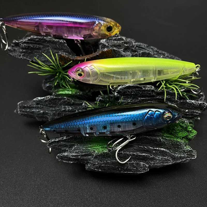 17g Surface Pencil Fishing Lures Walk the Dog Floating Wobbler Laser Artificial Bait for Trout Bass Top Water Swimbait Equipment Z250411