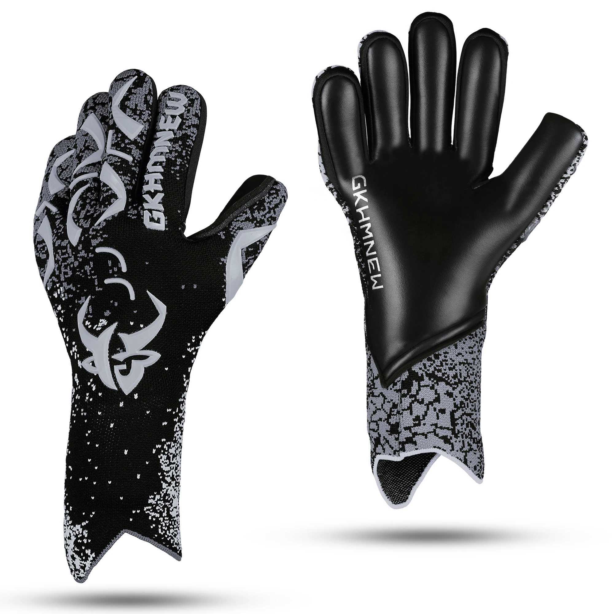 Football goalkeeper gloves for teenagers 4+3mm super grip high-performance goalkeeper gloves breathable football glovesXJ250412