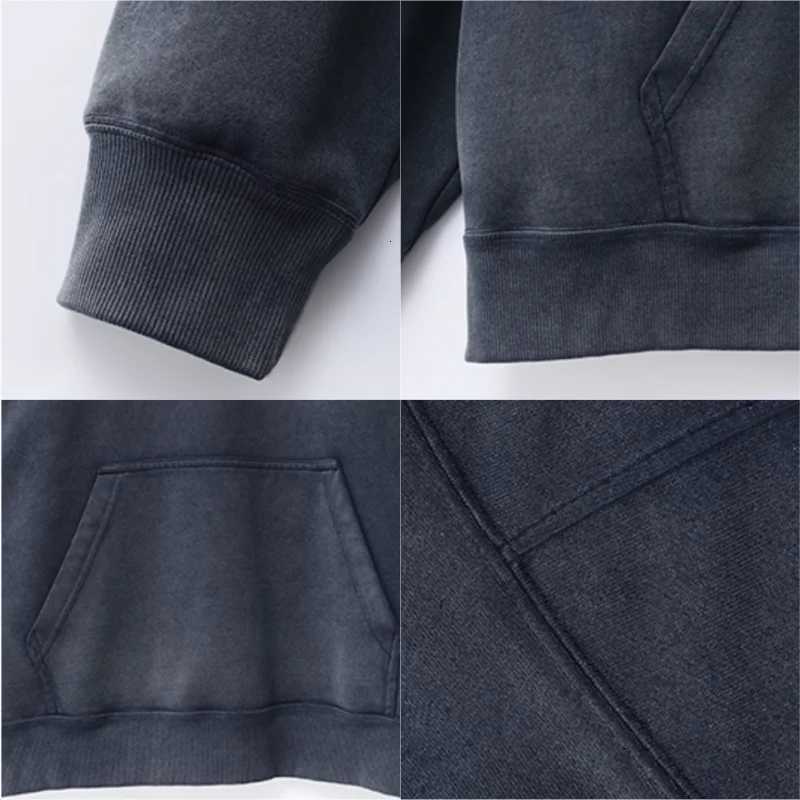 POD customization High end customization retro vintage popular versatile hooded pullover hoodieT251112