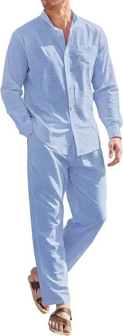 Mens Summer European and American New Fashion Classic Outdoor Daily Vacation Beach Solid Color Large Size Leisure SetXJ250412