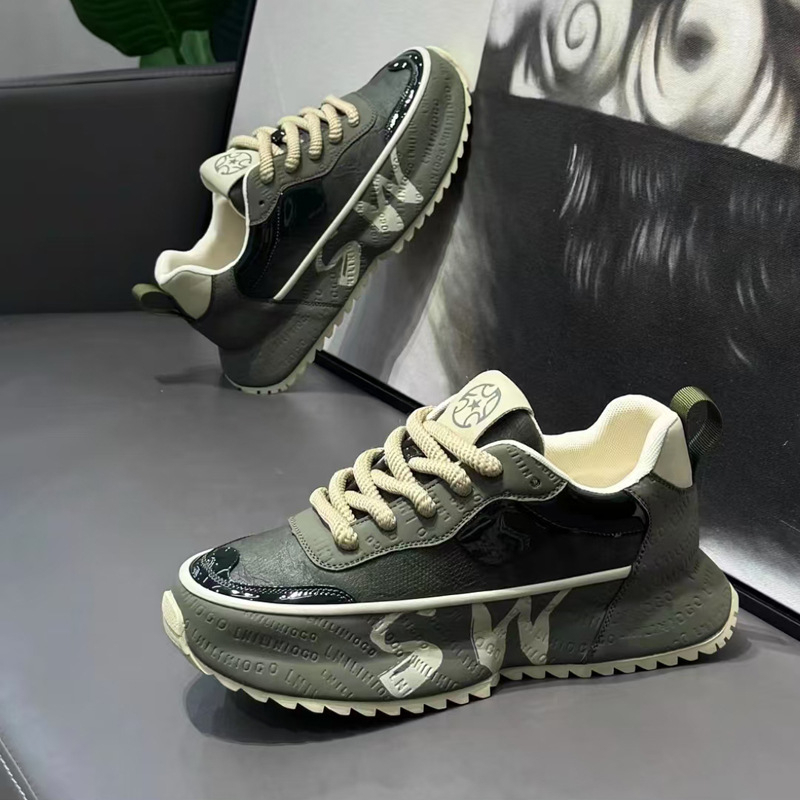 Free shipping designer Running Shoes foe men sport outdoor casual shoes vintage message Athleisure black shoes