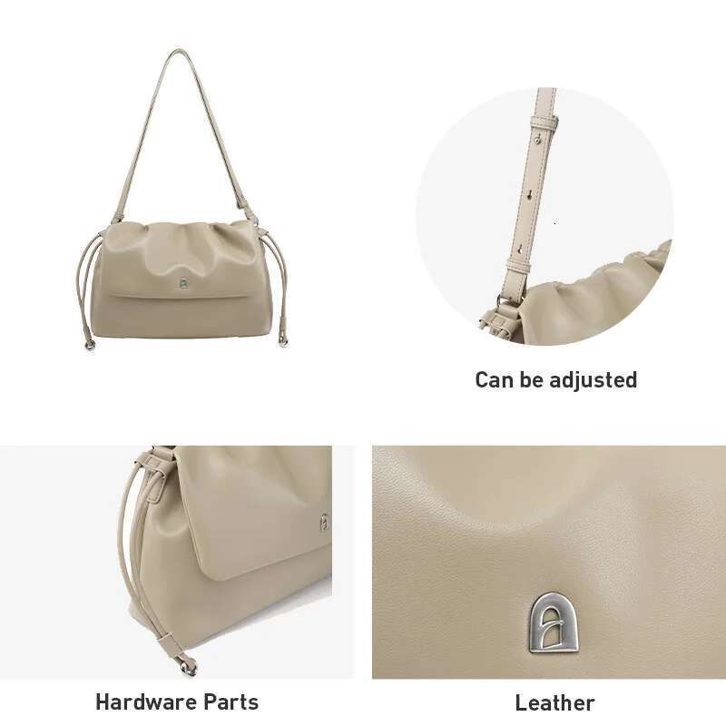 LA FESTIN Original Women 2025 New Leather Shoulder Crossbody Brand Fashion High-Capacity Bag