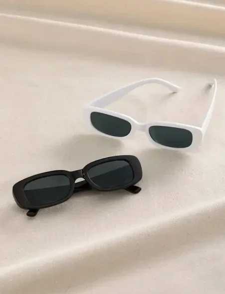 2PCS Women Sports Glasses Vintage Mirrored Cat Eye Sunglasses Retro Small Frame UV400 Eyewear Fashion Ladies Driver Goggles Z250411