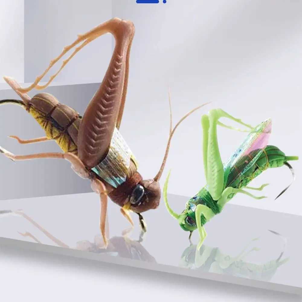 2# 6# Insect Fishing Lures Grasshopper Fishing Bait Hard Artificial Baits Road Simulation Fly Fishing Bass Lure Fishing Tackle Z250411
