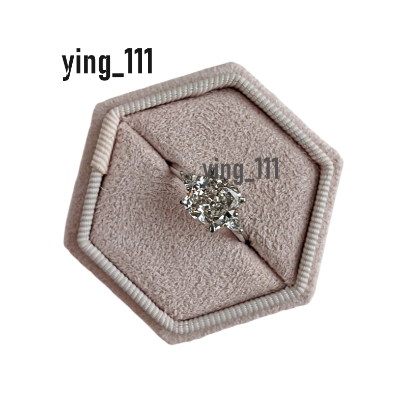 Jewelry Womens Gold Ring 3.0 Carat Cushion Cut Lab Grown Diamond Wite Two Pear Side Stones Engagement Ring 14K Solid Gold Wedding Ring For Women