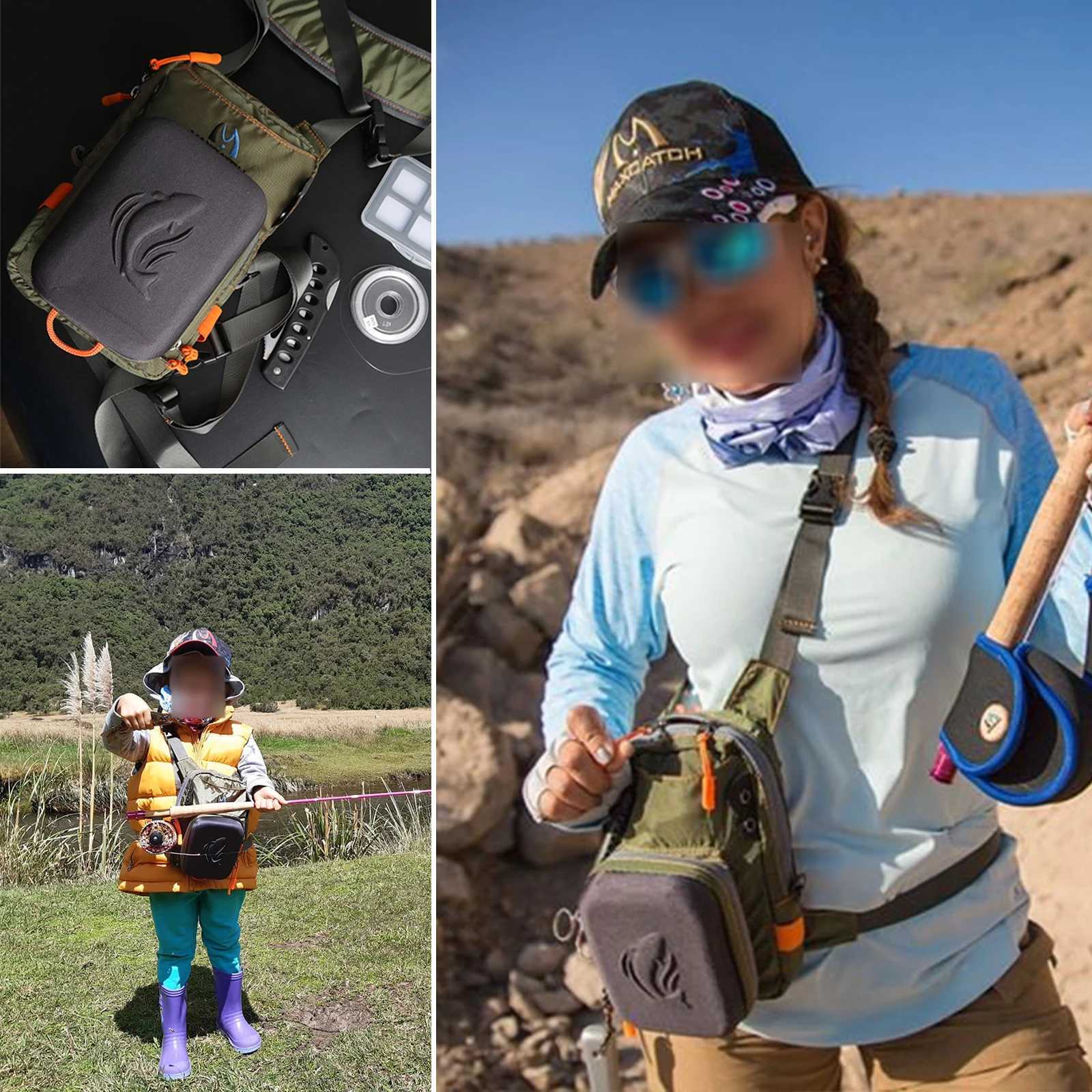Maximumcatch Fly Fishing Tackle Bag Chest Bag Waist Pack with Molded Fly Bench Chest pack Fishing Pack Z250411