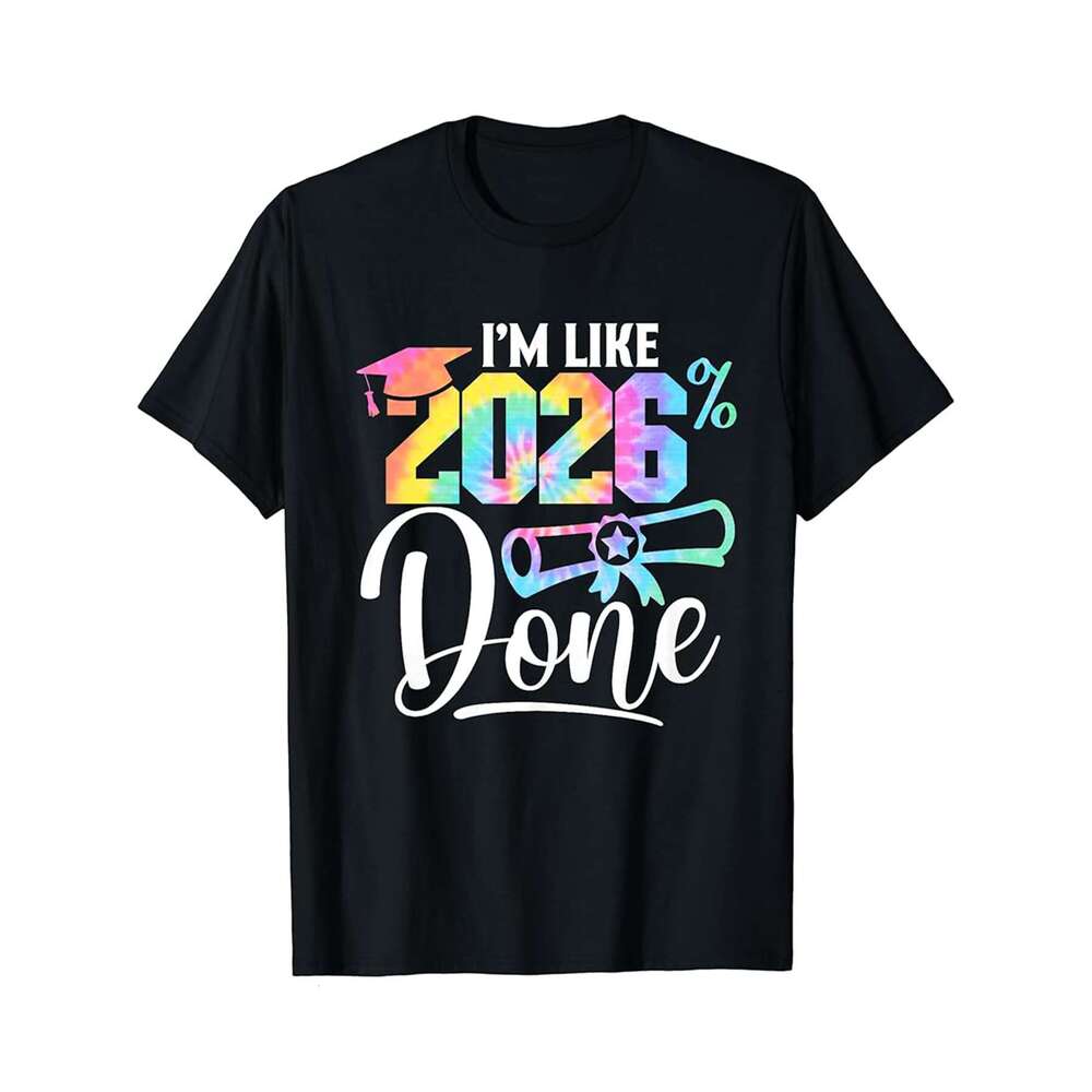 Designer T shirt Done Class of 2026 Graduation College Grad - 220g T shits