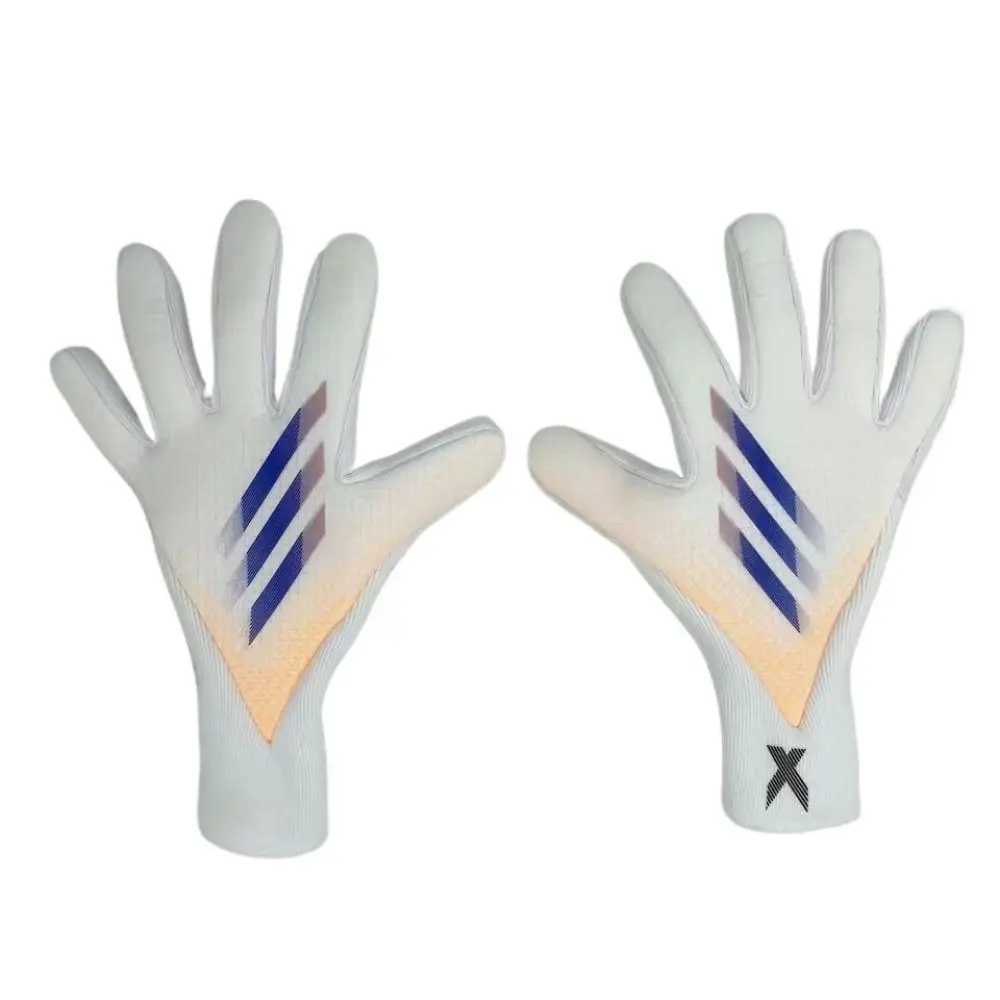 1 pair of cushioned goalkeeper gloves breathable and non slip latex gloves soft and adjustable football goalkeeper gloves for football matchesXJ250412