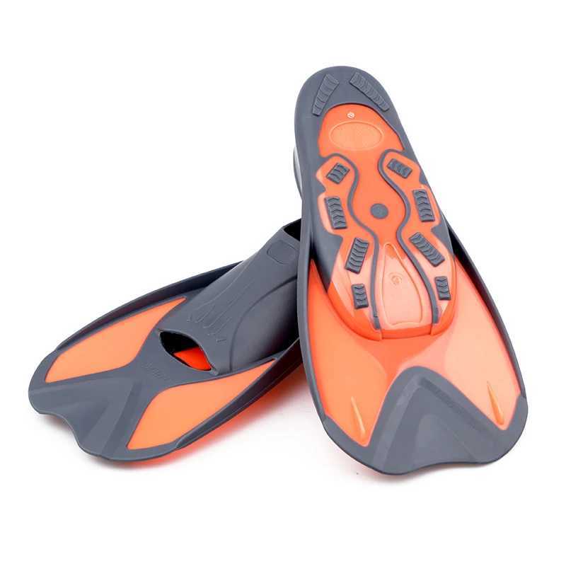 Girl/Boy Short Light Swimming Diving Fin Inflatable Foot Flip Cover Childrens Diving Fin Beginner Swimming Equipment Portable DropY250412